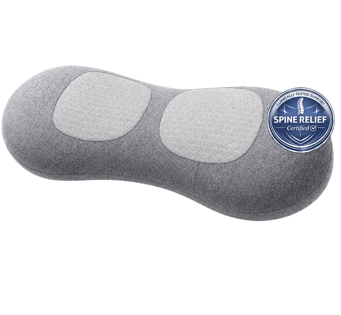 Orevive SpineEase quality testing and certification badge