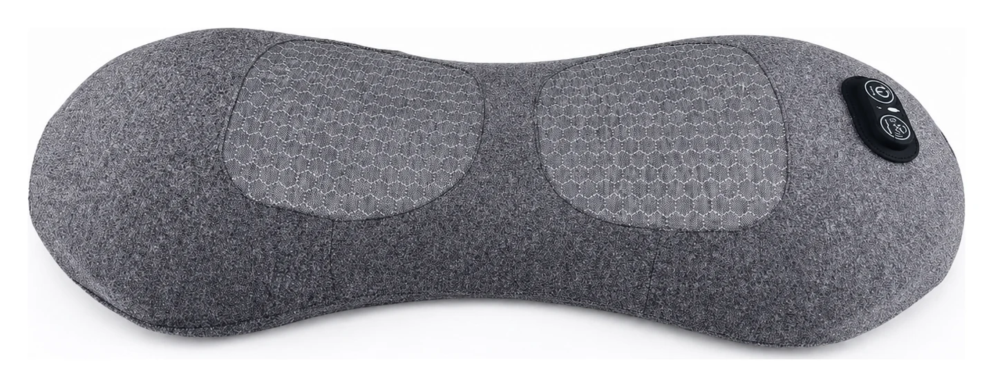 Orevive SpineEase Triple Fusion massager showing its two EMS and kneading pads